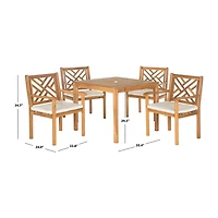 Bradbury Collection 5-pc. Patio Dining Set