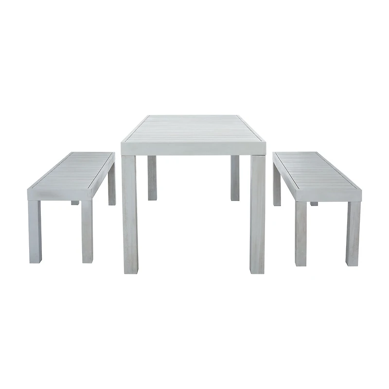 Safavieh Dario Patio Collection 3-pc. Weather Resistant Rectangular Dining Set
