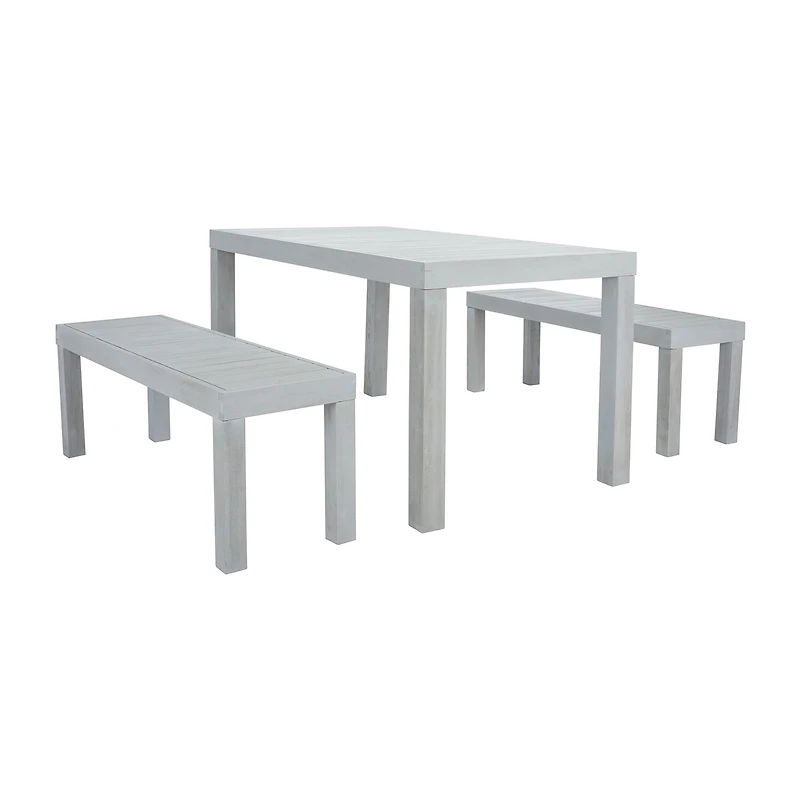 Safavieh Dario Patio Collection 3-pc. Weather Resistant Rectangular Dining Set