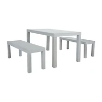 Safavieh Dario Patio Collection 3-pc. Weather Resistant Rectangular Dining Set