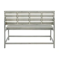 Ruben Natural Wood Patio Bench
