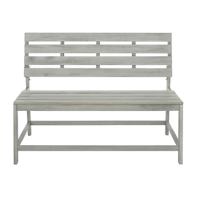 Ruben Natural Wood Patio Bench
