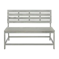 Ruben Natural Wood Patio Bench