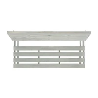 Ruben Natural Wood Patio Bench