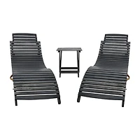 Pacifica 3-pc. Patio Lounge Set
