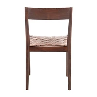 Eluned Dining Chair with Basket Woven Seat - Set of 2