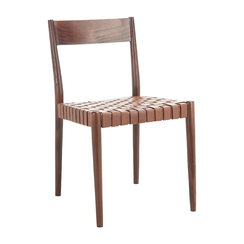 Eluned Dining Chair with Basket Woven Seat - Set of 2