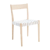 Eluned Dining Chair with Basket Woven Seat - Set of 2