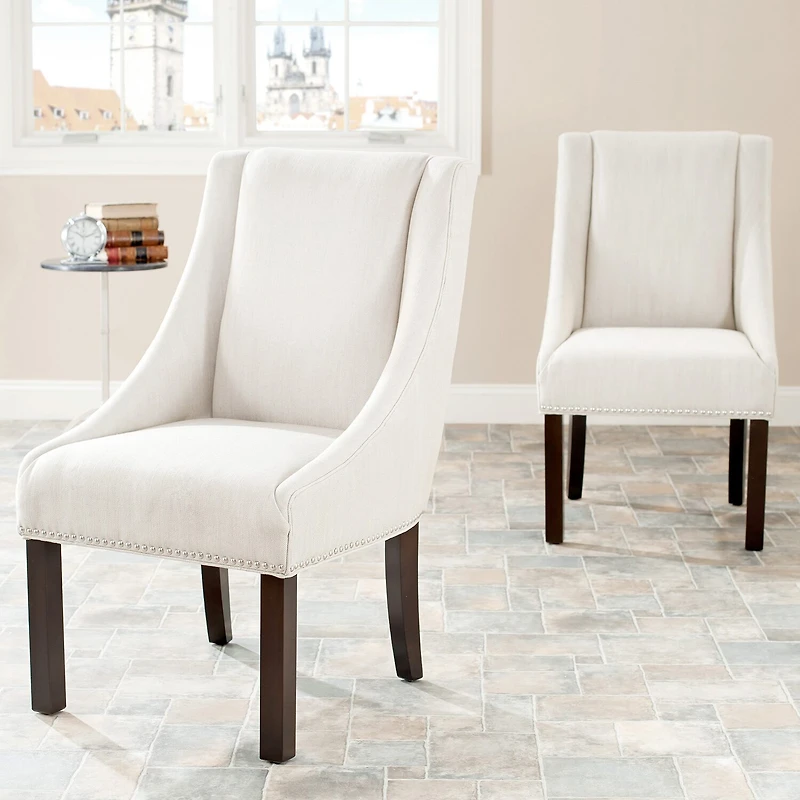 Safavieh Morris Dining Collection 2-pc. Upholstered Tufted Chair