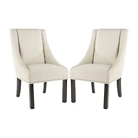 Safavieh Morris Dining  Collection 2-pc. Upholstered Tufted Chair