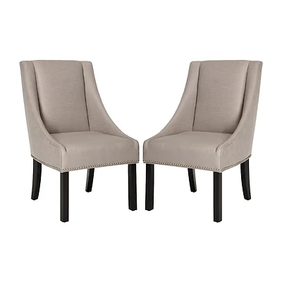 Safavieh Morris Dining Collection 2-pc. Upholstered Tufted Chair