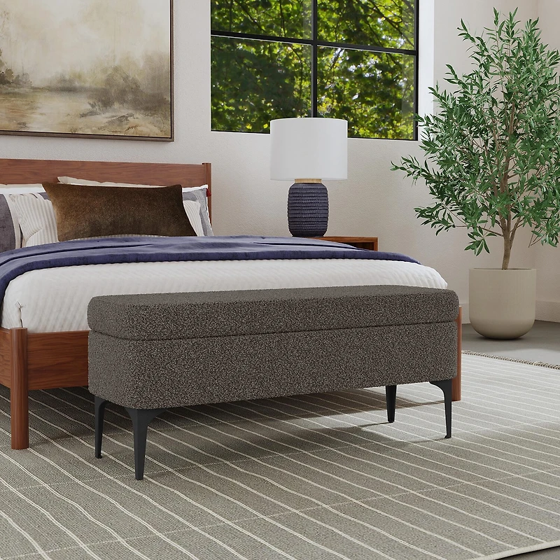 Kinfine Homepop Modern Storage Bench