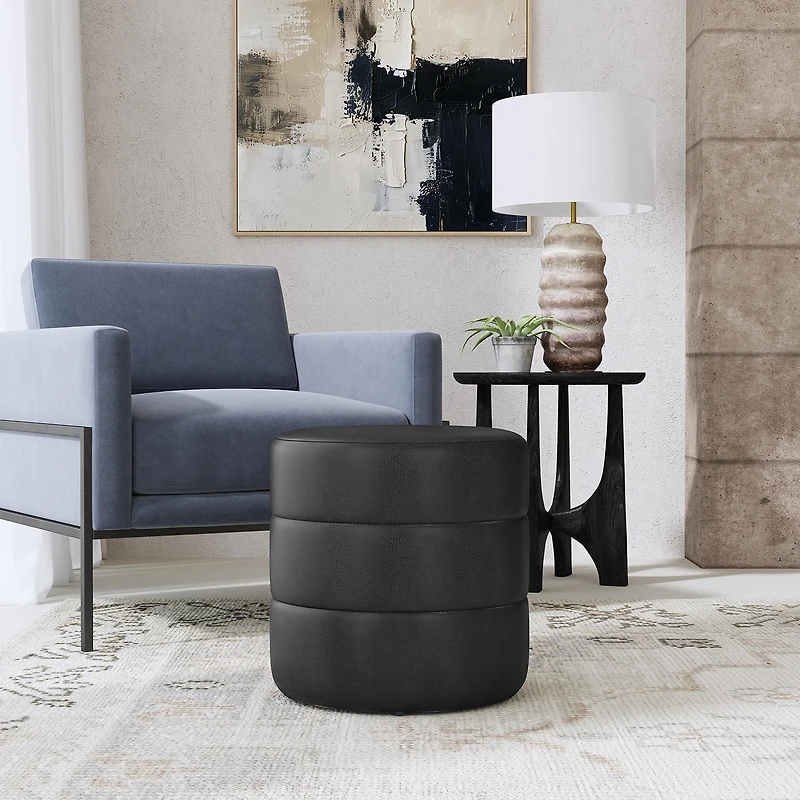 HOMEPOP Upholstered Ottoman