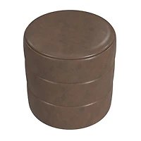 Kinfine Homepop Upholstered Ottoman