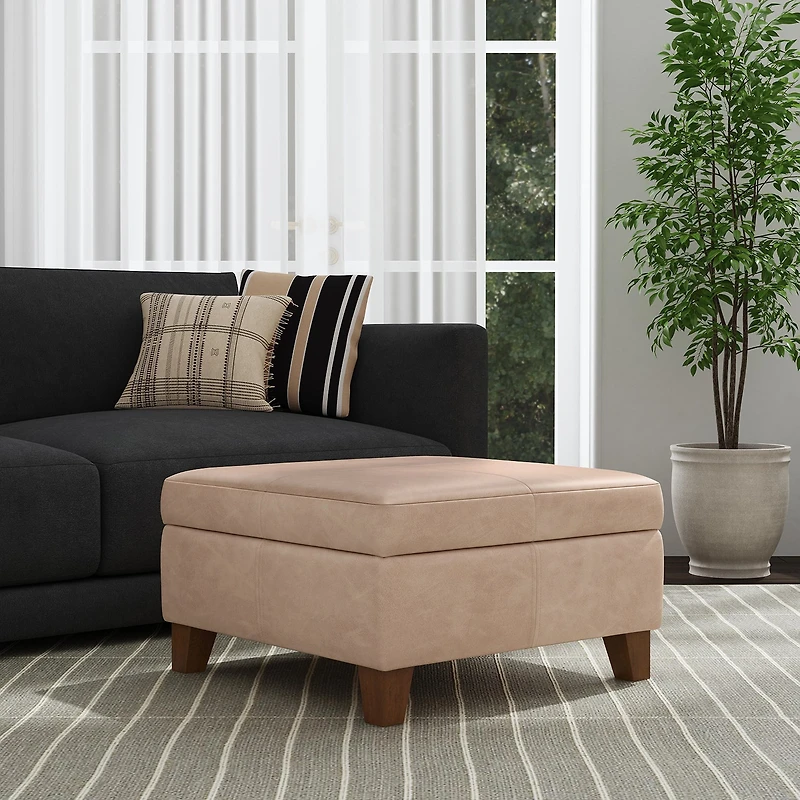 Kinfine Homepop Luxury Storage Ottoman