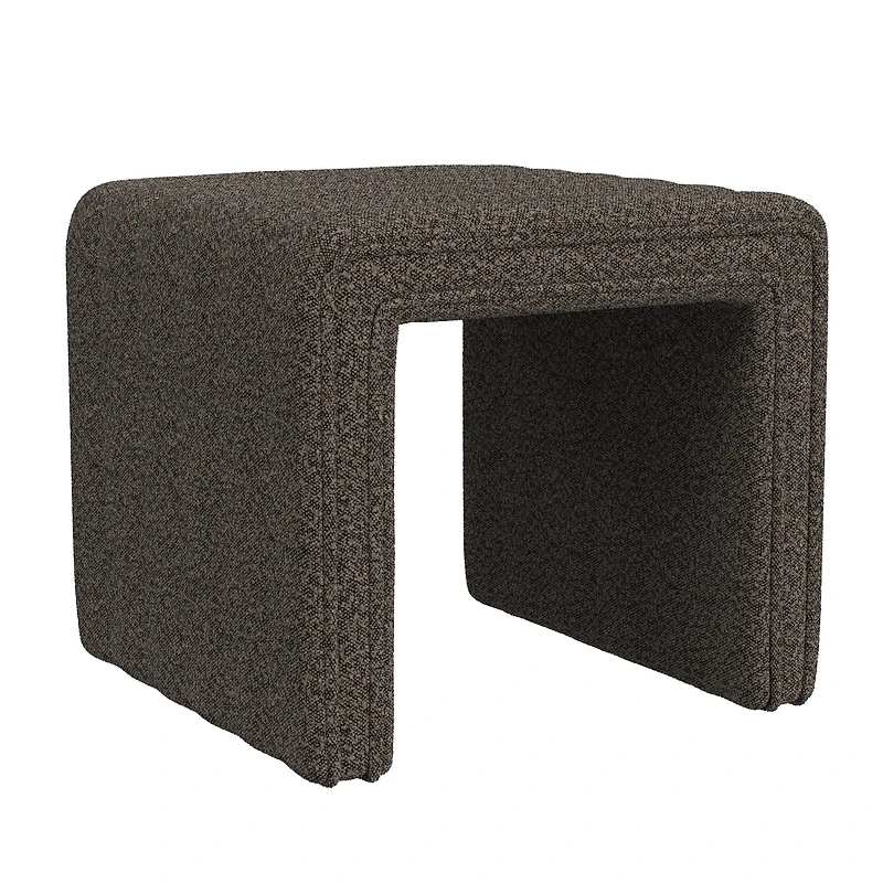 Kinfine Homepop Modern Channel Storage Ottoman
