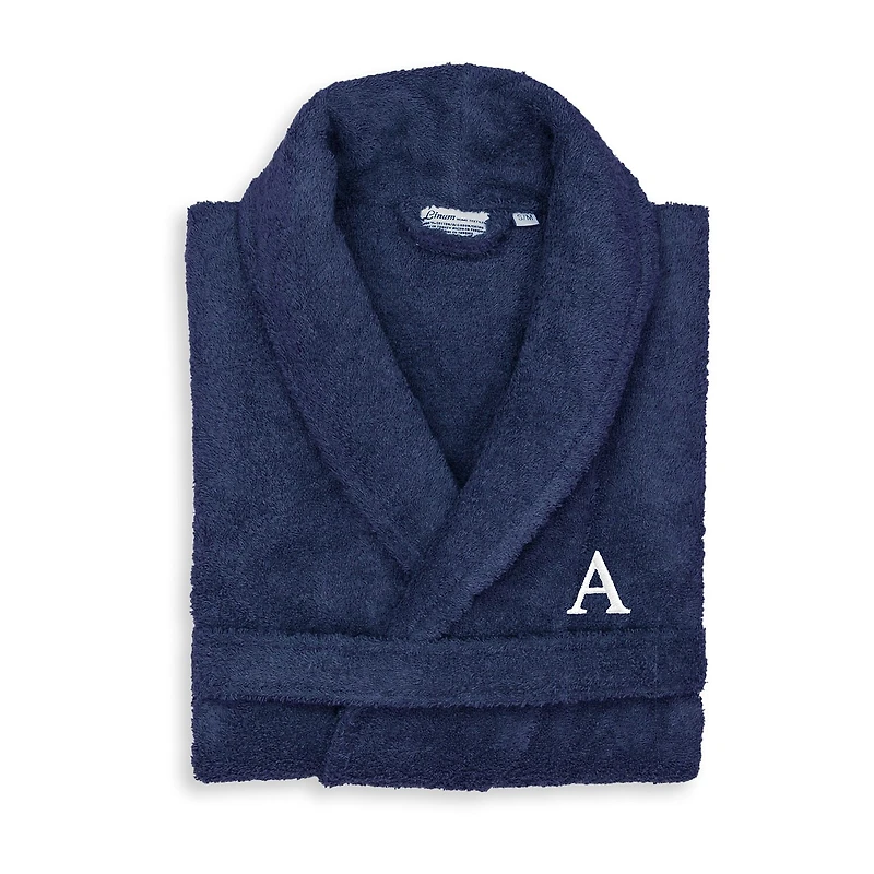 Linum Home Textiles Personalized Terry Bathrobe Unisex Adult Cloth Long Sleeve Length Robe