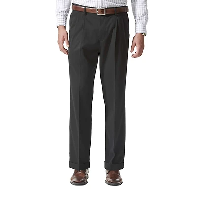 Dockers Comfort Khaki Mens Waistband Relaxed Fit Pleated Pant