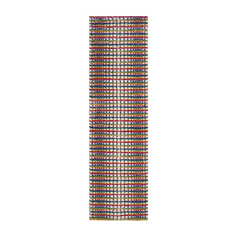 Safavieh Dorian Geometric Shag Rectangular Runner