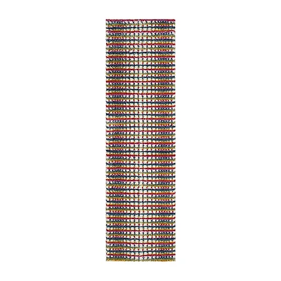 Safavieh Dorian Geometric Shag Rectangular Runner