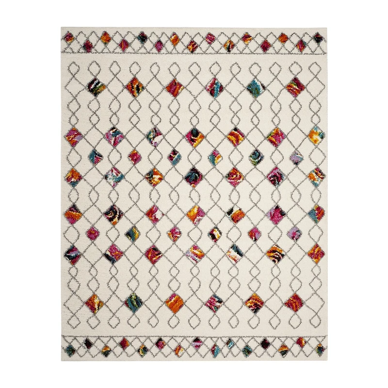 Safavieh Lucinda Geometric Shag Rectangular Rugs