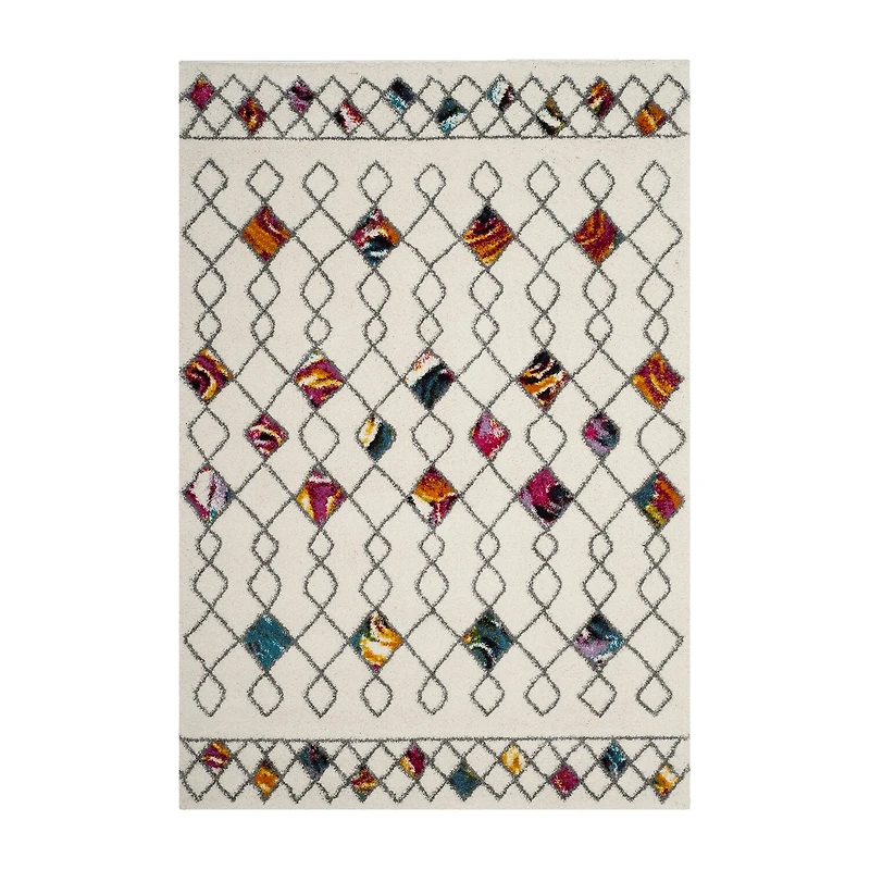 Safavieh Lucinda Geometric Shag Rectangular Rugs