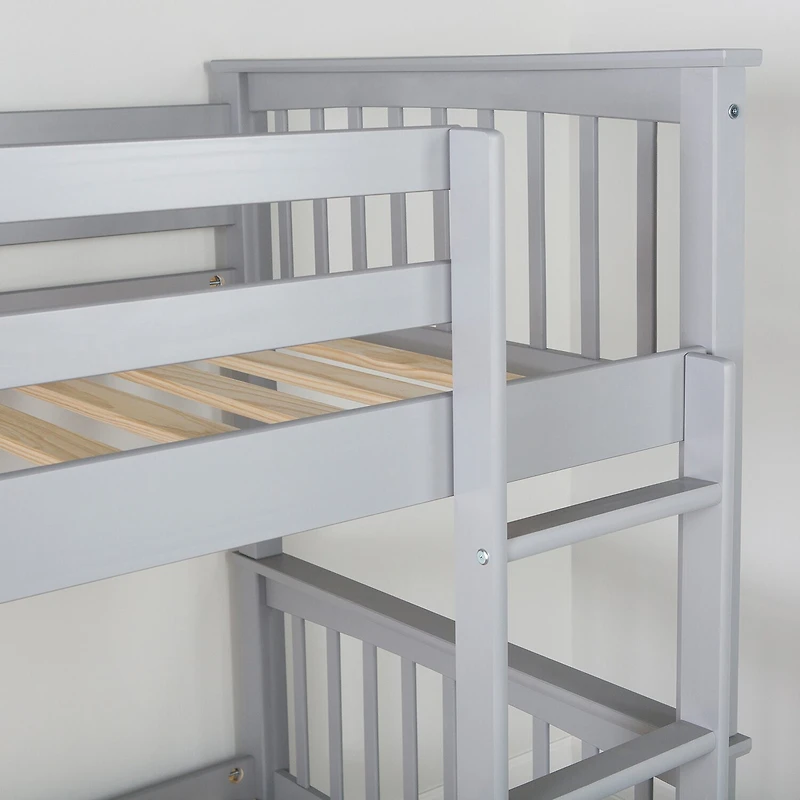 Solid Wood Mission Design Bunk Bed