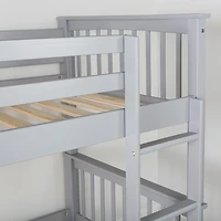 Solid Wood Mission Design Bunk Bed