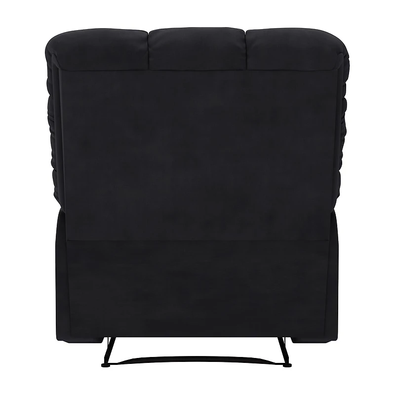 ProLounger Barbera Wall Hugger Biscuit Tufted Recliner Stain-Resistant Microfiber