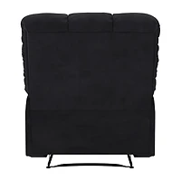 ProLounger Barbera Wall Hugger Biscuit Tufted Recliner Stain-Resistant Microfiber