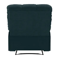 ProLounger Barbera Wall Hugger Biscuit Tufted Recliner Stain-Resistant Microfiber