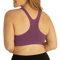 Leading Lady® The Serena Wirefree Cotton Racerback Sports Bra- 514