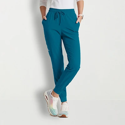 Skechers Skp552 Theory 4-Pocket Mid-Rise Jogger Womens Plus Tall STRETCH FABRIC Moisture Wicking Scrub Pant