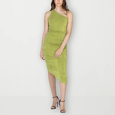 24seven Comfort Apparel Womens Sleeveless Midi Party Dress