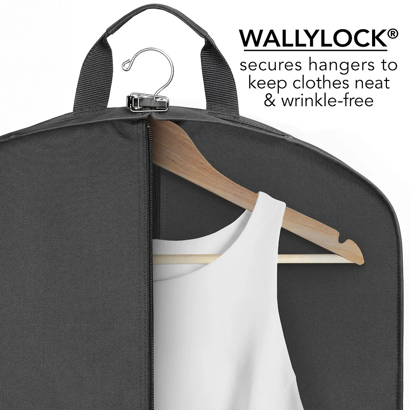 WallyBags 52" Deluxe Travel Garment Bag With Two Pockets