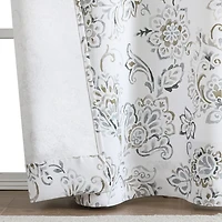 Regal Home Kelvis Printed Grommet Top Energy Saving Blackout Set of 2 Curtain Panel