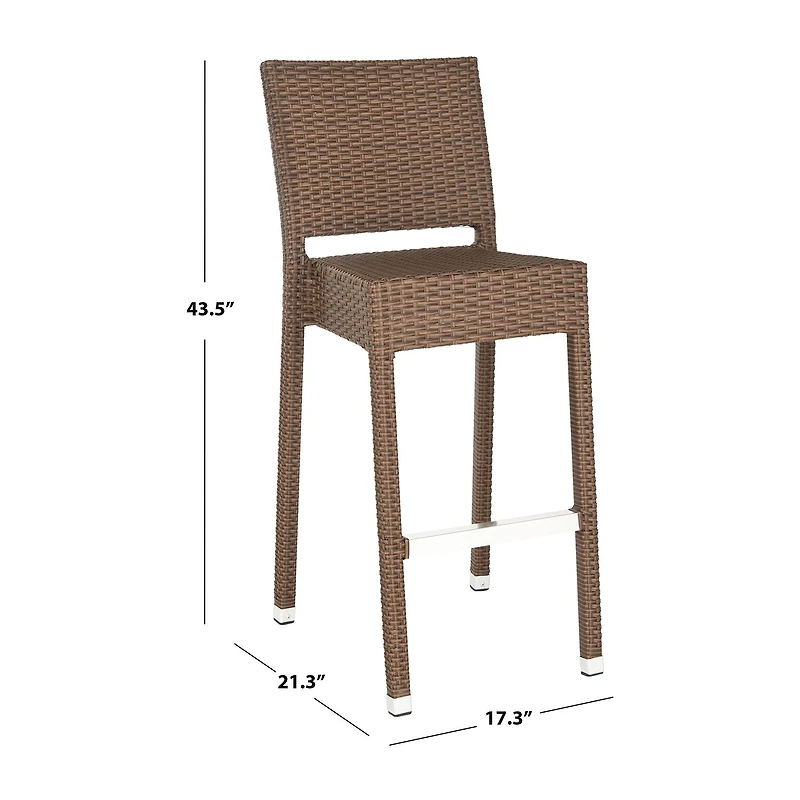 Safavieh Bethel Patio Collection Bar Stool