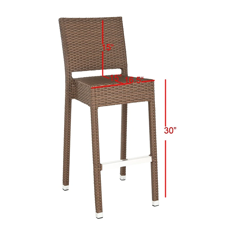 Safavieh Bethel Patio Collection Bar Stool