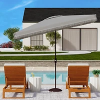 Safavieh Milan Fringe Patio Collection Umbrella