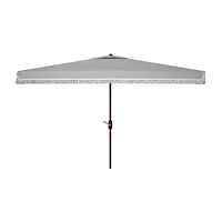 Safavieh Milan Fringe Patio Collection Umbrella