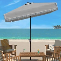 Safavieh Milan Fringe Collection Patio Umbrella
