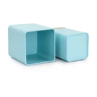 MegaChef Square Iron 3-pc. Canister