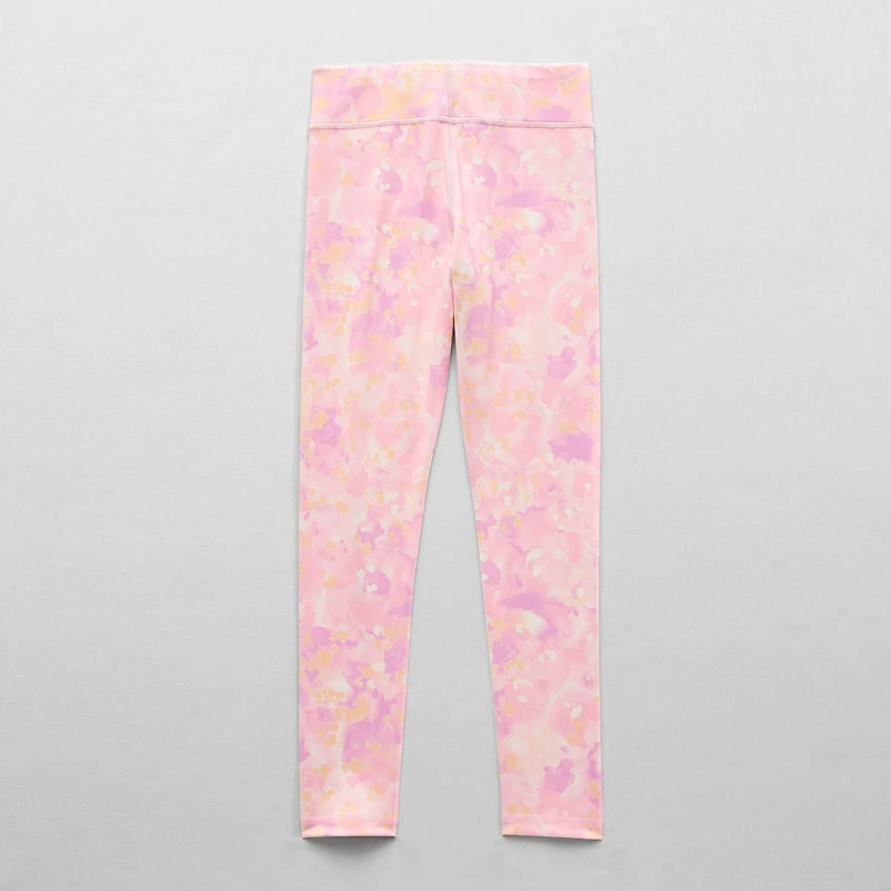 Xersion Little & Big Kid Girls Quick Dry High Rise 24" Active Skinny Full Length Leggings