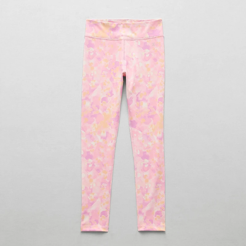 Xersion Little & Big Kid Girls Quick Dry High Rise 24" Active Skinny Full Length Leggings