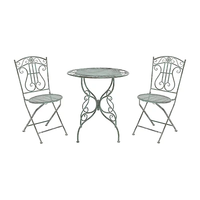 Safavieh Semly Patio Collection 3-pc. Bistro Set Folding
