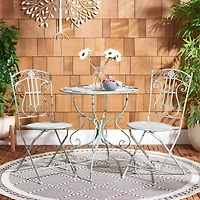 Safavieh Semly Patio Collection 3-pc. Bistro Set Folding