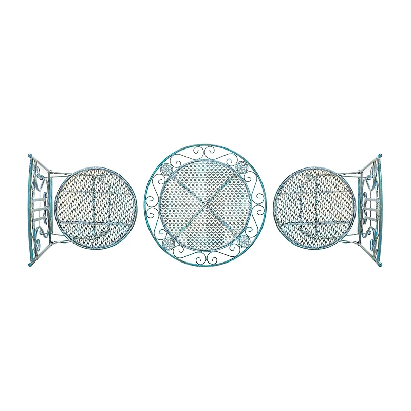 Safavieh Semly Patio Collection 3-pc. Bistro Set Folding