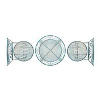 Safavieh Semly Patio Collection 3-pc. Bistro Set Folding