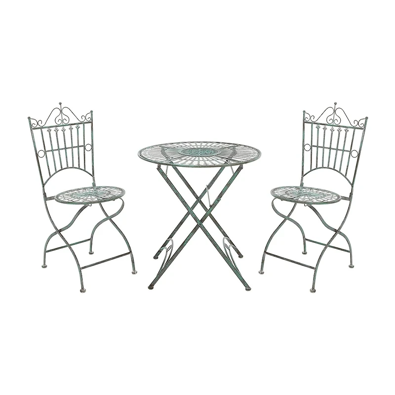 Safavieh Belen Patio Collection 3-pc. Bistro Set Folding