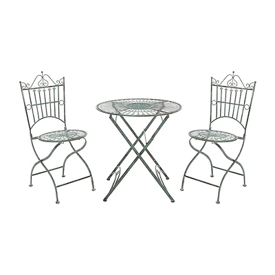 Safavieh Belen Patio Collection 3-pc. Bistro Set Folding